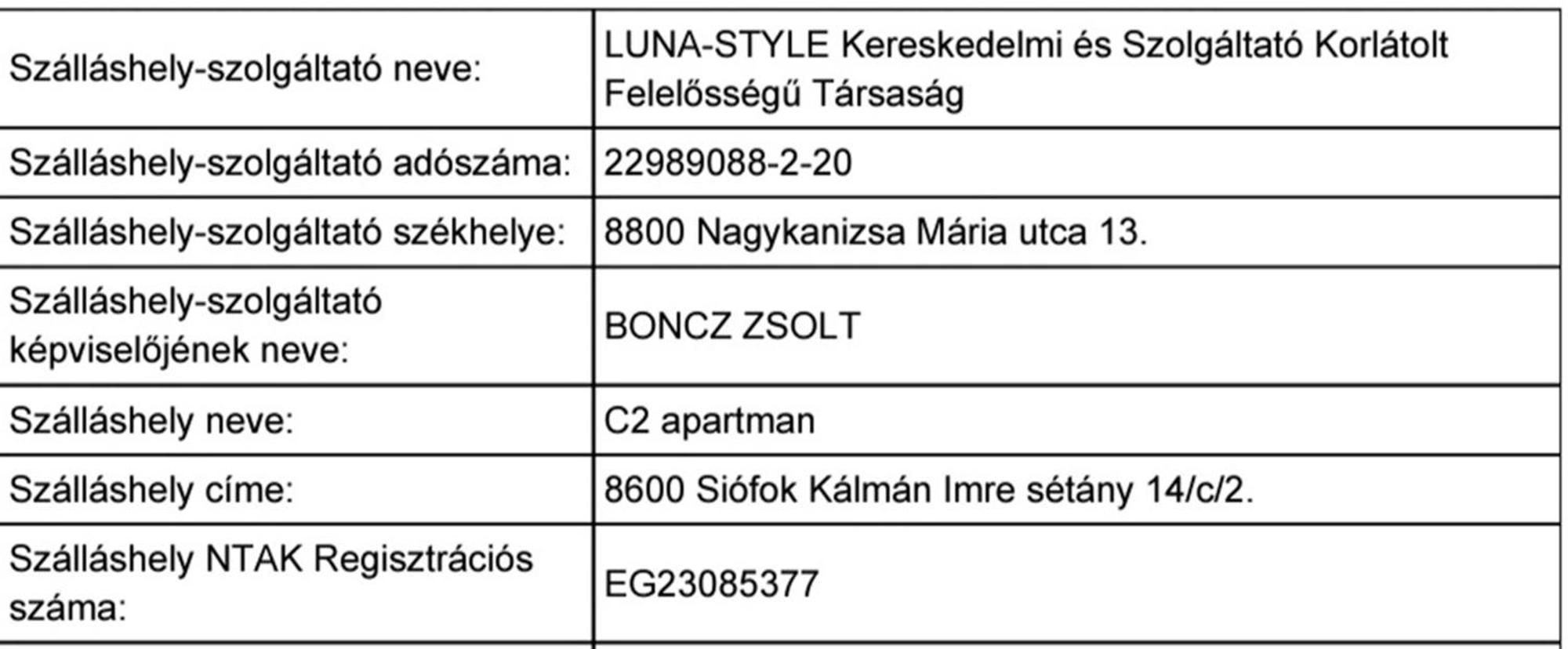 C2 Apartman Siófok Kültér fotó